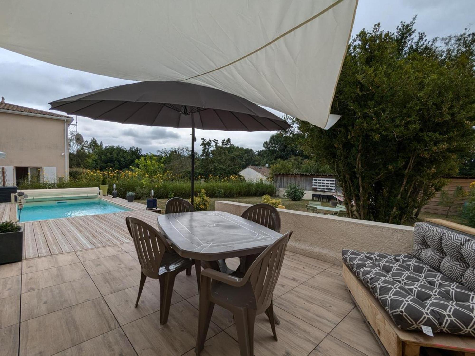 Gite Avec Piscine Chauffee, Jardin Clos Et Wifi A Baignes - Fr-1-653-264 Экстерьер фото